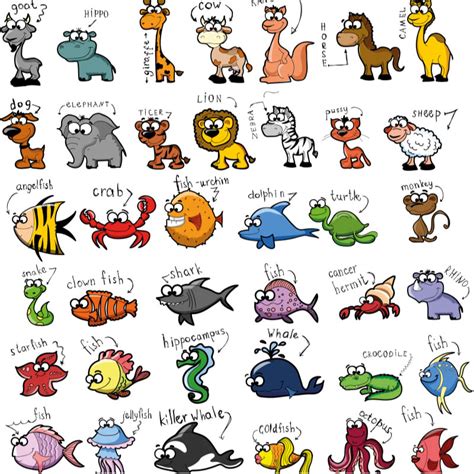 Funny Cartoon Animals For Kids Free Download