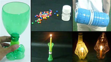 15 Easy And Quick Plastic Bottle Recycling Ideas Diy And Crafts Youtube