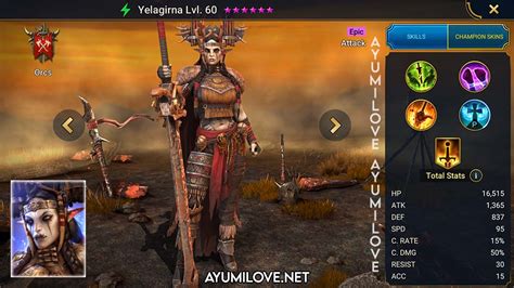 Yelagirna Raid Shadow Legends Ayumilove