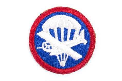 Us Combined Glider Parachute Infantry Cap Patch Fjm44