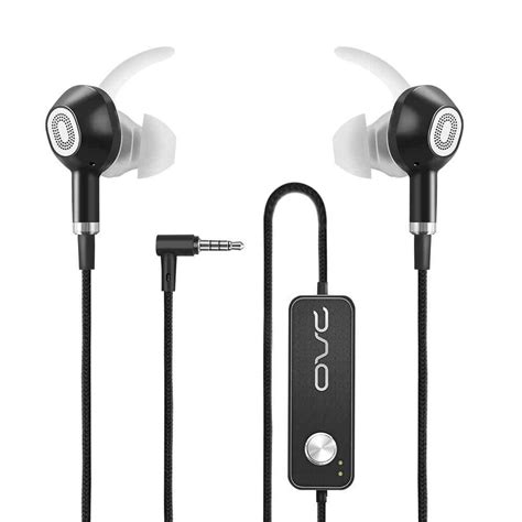Active Noise Cancelling Earbuds Headphones Wired Vol Control W