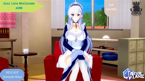 Azur Lane L2d Quotes Belfast Default Skin Youtube