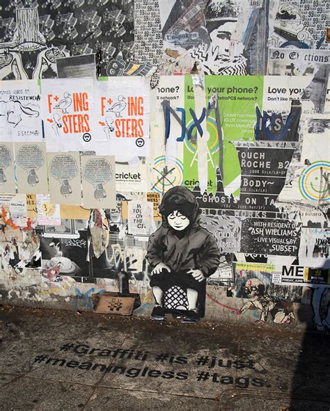 Street Art Stencils Show Social Media Culture Through Graffiti