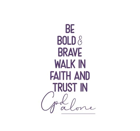 Be Bold And Brave Purple Typography Inspirational Wall Print Etsy