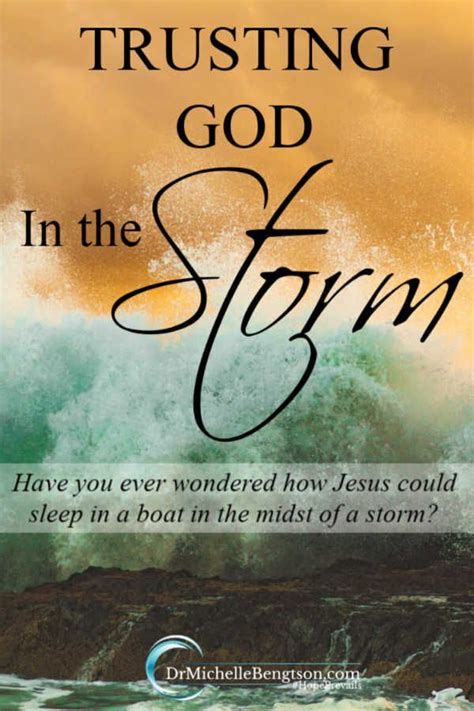 Trusting God In The Storm Biblical Inspiration Read Bible Trust God