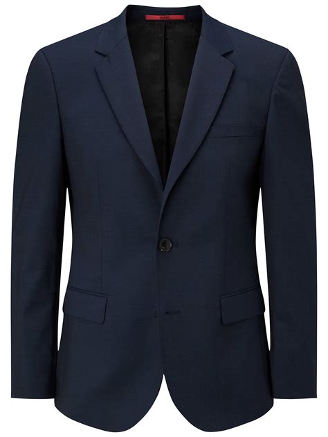 Hugo By Hugo Boss Hayes Slim Fit Suit Jacket Dark Blue At John Lewis