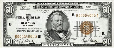 Presidents On Dollar Bills 10 000 Bill Museum Of American Finance