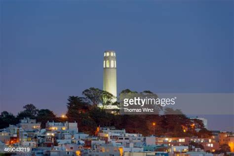 Telegraph Hill And Coit Tower High Res Stock Photo Getty Images