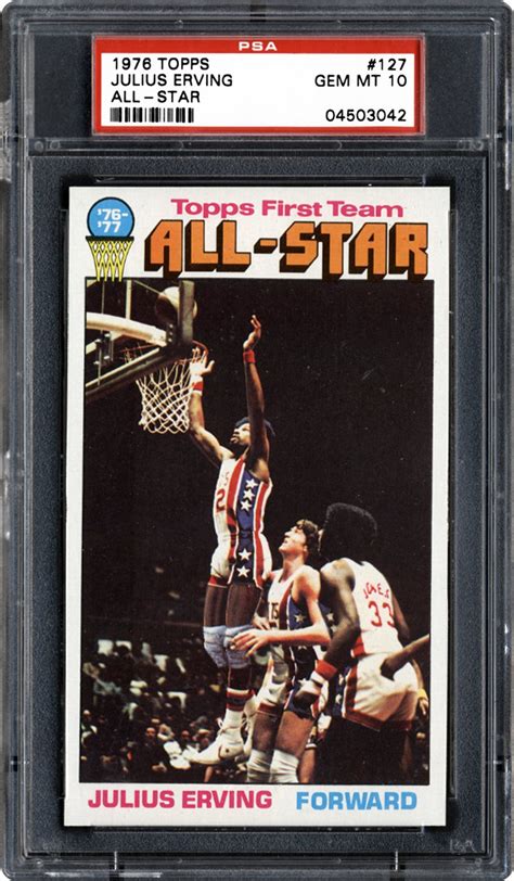 Free shipping on all u.s. 1976 Topps Julius Erving (All-Star) | PSA CardFacts™