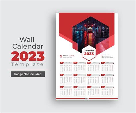 Premium Vector 2023 New Year Modern Colorful Business Wall Calendar