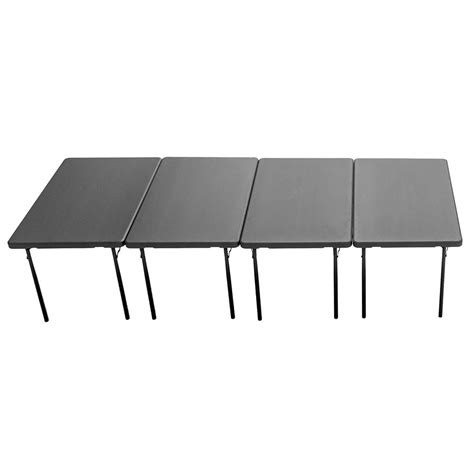 Zown Rectangular Plastic Folding Table 4ft X 2ft 6in Xl120 Mogo