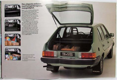 1981 Volvo 340 Series Sales Brochure Swedish Text