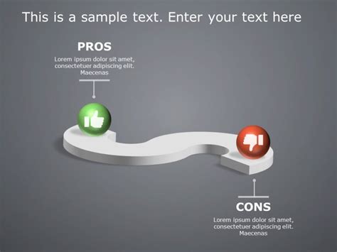 Pros And Cons 2 Powerpoint Template Slideuplift