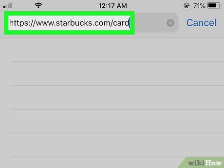 • through the starbucks® app for iphone® and android™ by selecting the face icon in the upper right hand corner and then starbucksl cards & payment under the profile header. How to Check a Starbucks Gift Card Balance on iPhone or iPad