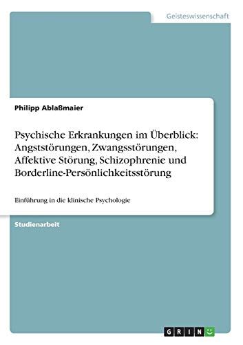 Psychische Erkrankungen Im Überblick Angststörungen Zwangsstörungen