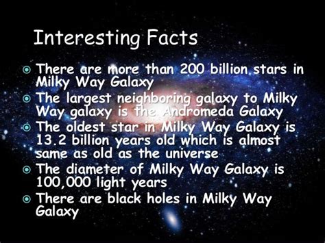 10 Interesting Facts About The Milky Way Milky Way Galaxy Milky Way Images