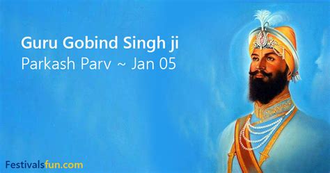 Guru Gobind Singh Jayanti Date Significance History