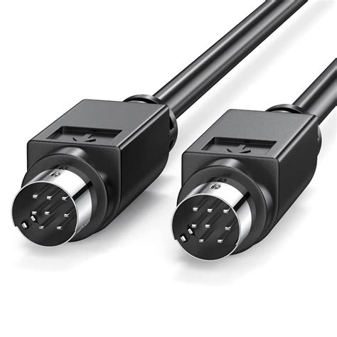 Copper Mini Din 8 Pin Male To Male Cable 8pin Serial Rs232 Cable Suitable For Plc Servo Motor