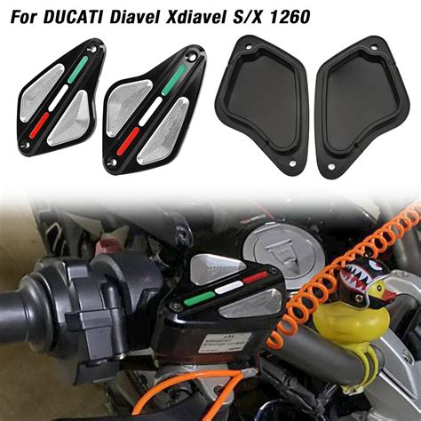 Brake Clutch Fluid Reservoir Cover For DUCATI DIAVEL XDIAVEL S AMG CARBON Shop Only