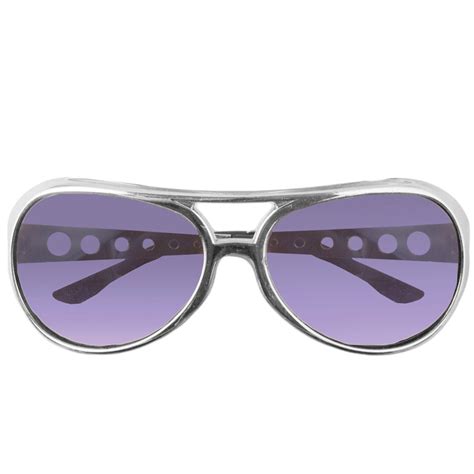 Elvis Style Rockstar Sunglasses Purple 1134