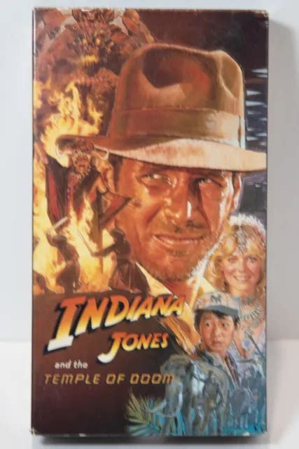 Indiana Jones And The Temple Of Doom Vhs Harrison Ford Kate