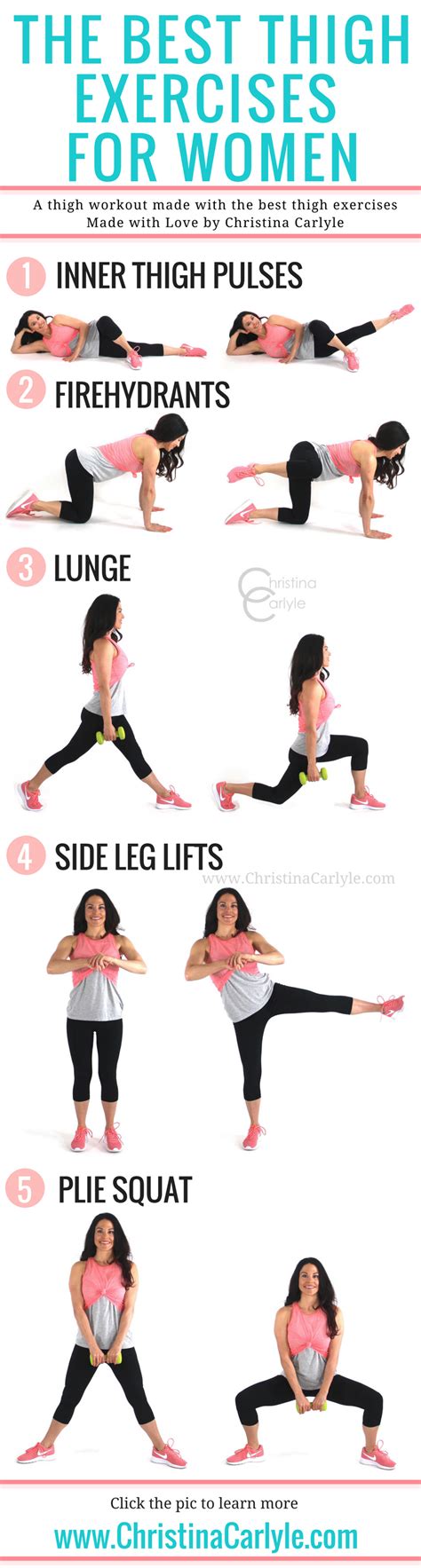 Thigh Exercises For Tight And Toned Inner And Outer Thighs Thigh