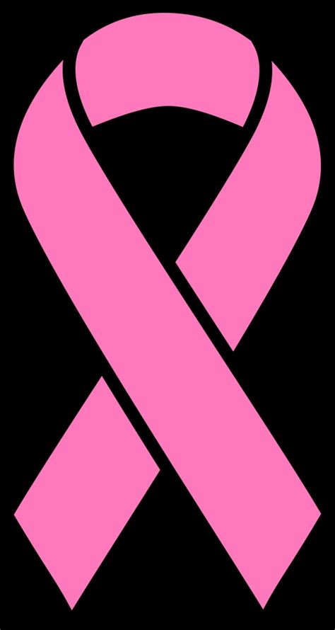 Breast Cancer Ribbon Outline Free Download On Clipartmag