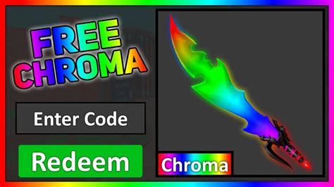 Free godly codes for murder mystery 2! MM2 FREE CHROMA GIVEAWAY ALL GODLYS - YouTube