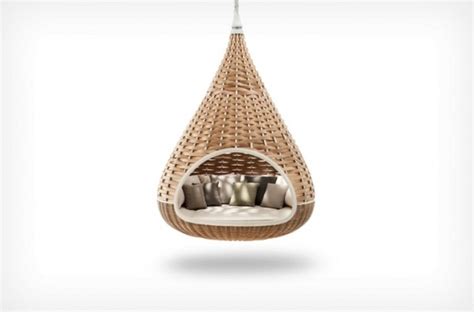 There are two levels of padded fabric seats available. DEDON USA NESTREST,a chair suspended sanctuary - Interior ...