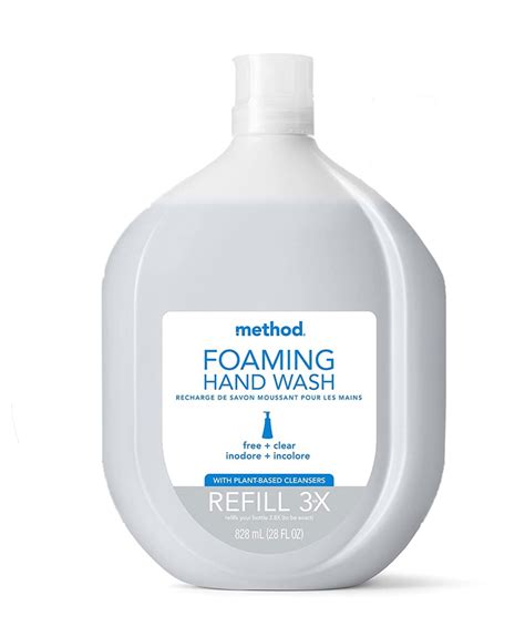 Method Foaming Hand Wash Refill Free And Clear 28 Fl Oz Vitacost