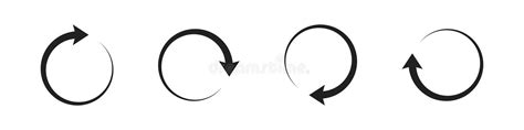 Rotate Arrow Icons Circle Arrows Reload Or Recycle Arrow Symbol
