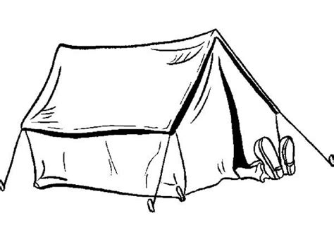 Picture Of Camping Tent Coloring Page Picture Of Camping Tent Coloring