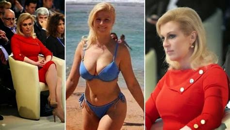 WELCOME TO YINKA SHOYELE Bangin Croatian President Hits The Beach In