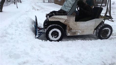 Homemade Utv Snowplow Youtube