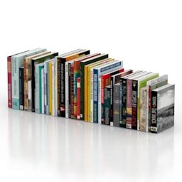 Books N070116 - 3D model (*.gsm+*.3ds) for interior 3d visualization