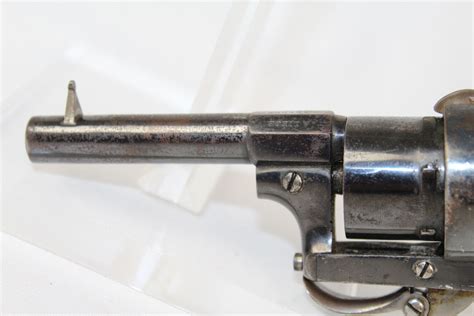 Arendt Belgian Pinfire Revolver Pistol Antique Firearms 012 Ancestry Guns