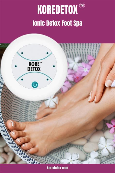 Foot Bath With Detoxification Ionic Foot Detox Foot Spa Detox Foot