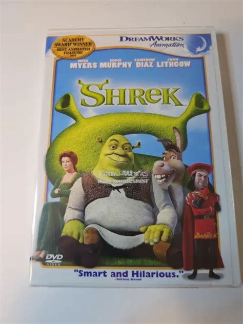 Shrek Dvd Movie 2003 Full Frame Dreamworks Animation 995 Picclick