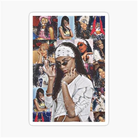 Aaliyah Sticker By Wendyhernan Redbubble