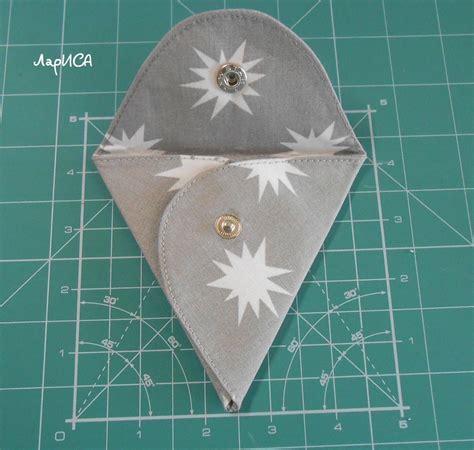 Triangle Folding Pouch Tutorial Free