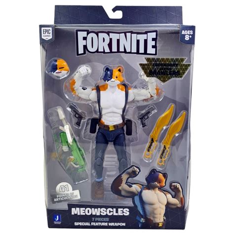 Fortnite Legendary Series Brawlers Meowscles Special Feature Weapons Figure Shopee Philippines