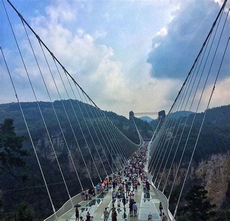 Would You Dare Walk Across The Worlds Longest Highest Glass Bridge