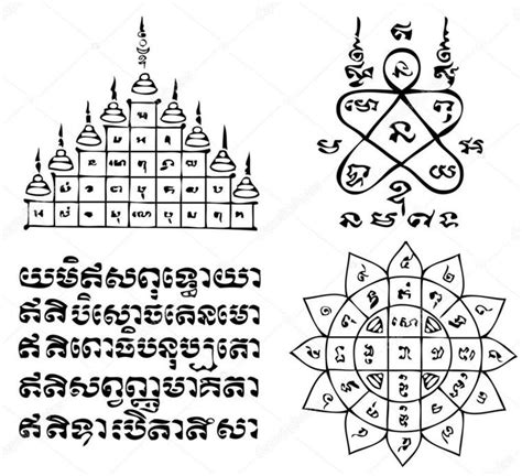 Tatuajes tailandeses 24 diseños tradicionales mágicos
