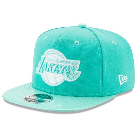 New Era Los Angeles Lakers Mint Green Solid Shine 9fifty Snapback