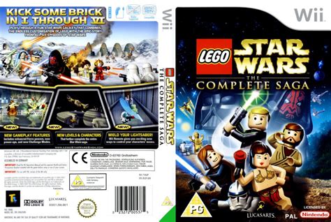 Lego Star Wars The Complete Saga Dvd Cover 2007 Pal Wii