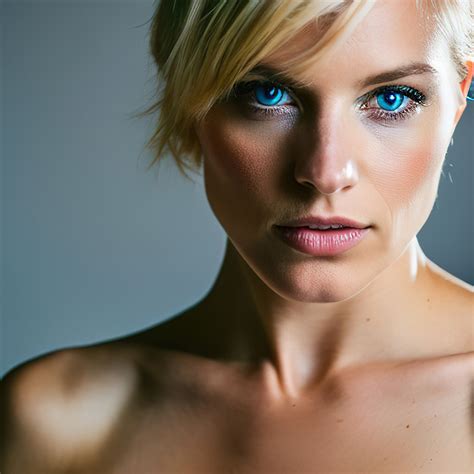 female woman portrait blue free image on pixabay