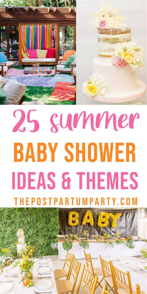 Summer Themed Baby Shower Ideas