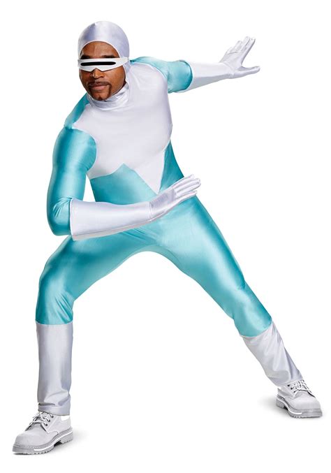 Mens Frozone Suit The Incredibles 2 Deluxe Costume