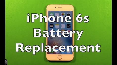 Hello folks,let me show you how i replaced my iphone 6 battery. iPhone 6s Battery Replacement How To Change - YouTube