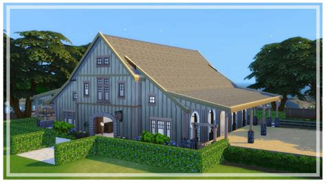 Horse Stables The Sims 4 Speed Build Youtube